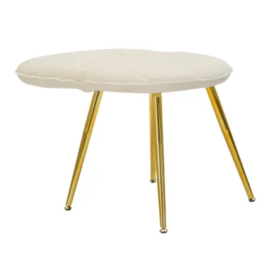 Krzesło FLEX Kremowe 52 48 78 cm Zestaw 2 szt.